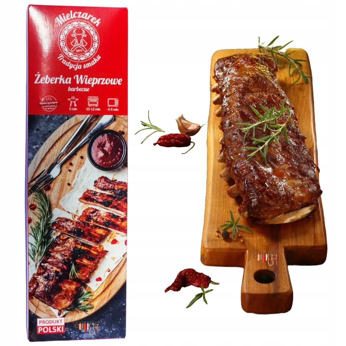 BBQ Rippchen (Żeberko) von Mielczarek – 10 × 500 g