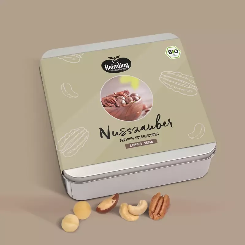 Geschenkdose Nusszauber bio – 430 g