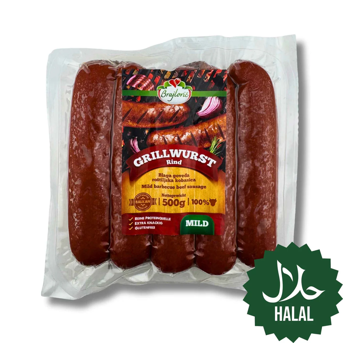 Halal Grillpaket Premium – 5 Wurstsorten
