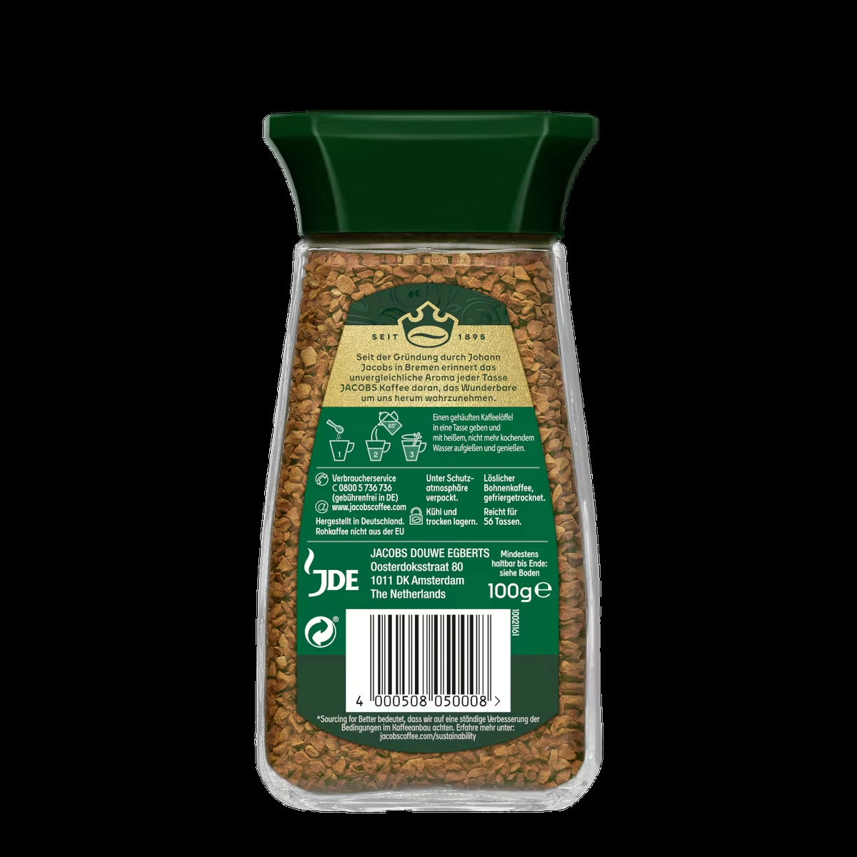JACOBS Krönung löslicher Kaffee – 6er-Pack