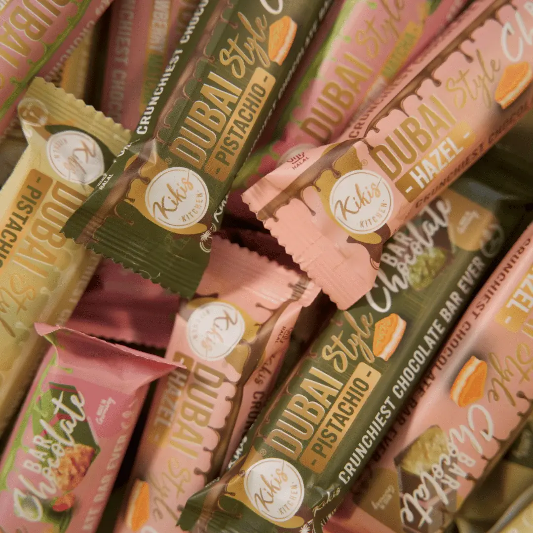 Kikis Dubai Style Bar Chocolate – Mix 4er