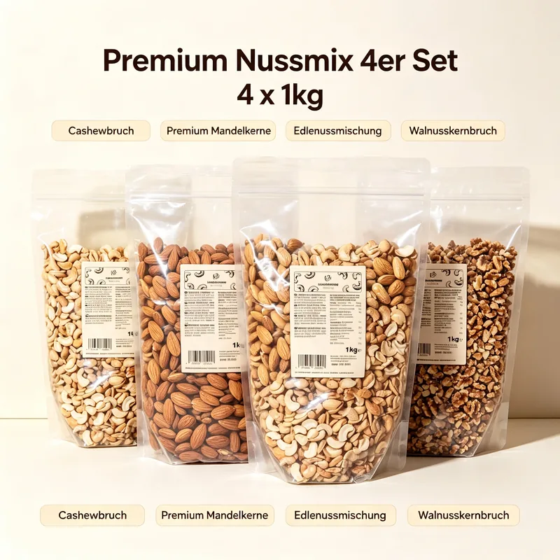Nuss-Lieblingspaket – 4 × 1 kg