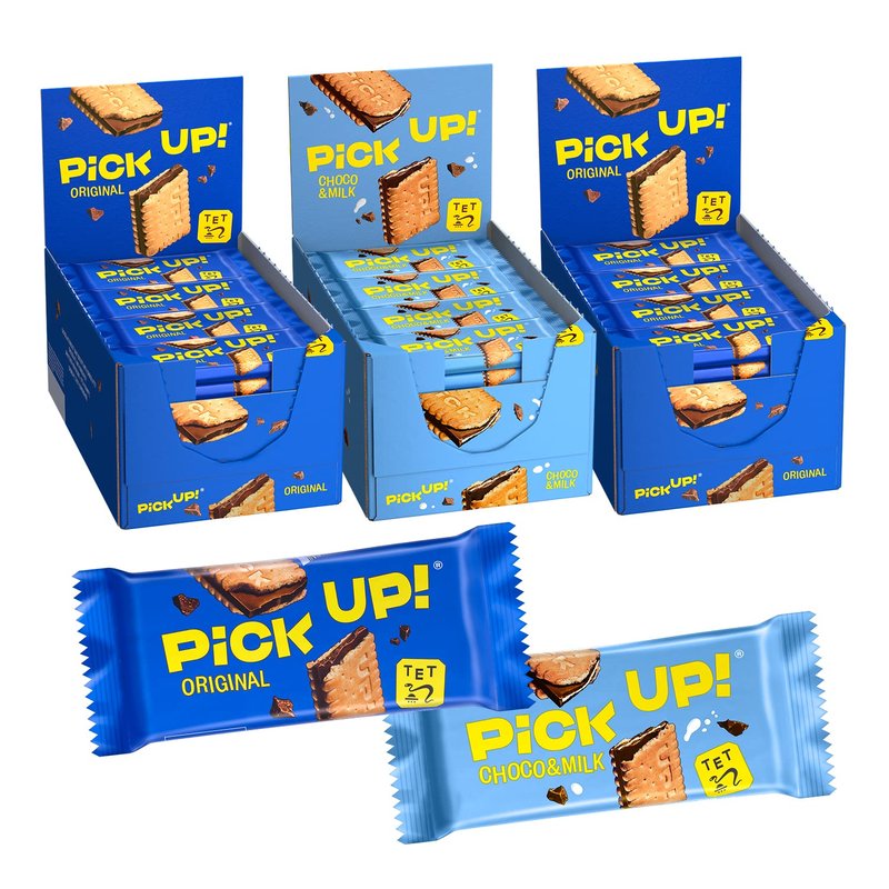 PiCK UP! Mischbundle Original & Choco&Milk – 72 × 28 g