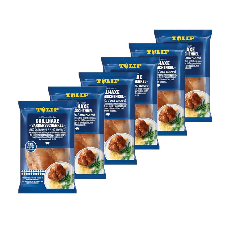TULIP Grill-Haxe mit Schwarte – 6 × 600 g