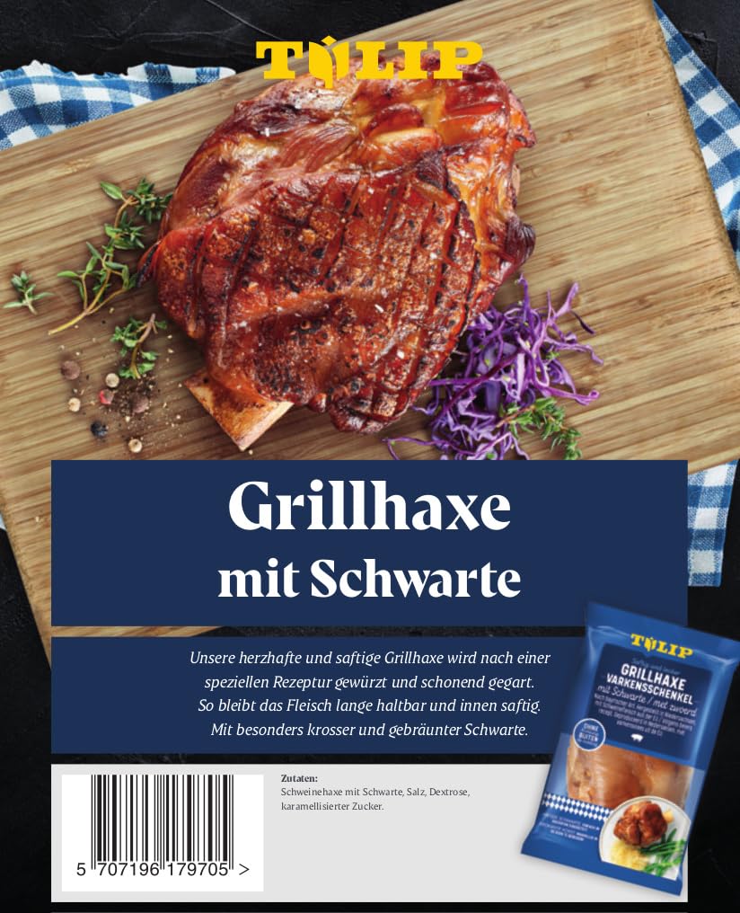 TULIP Grill-Haxe mit Schwarte – 6 × 600 g