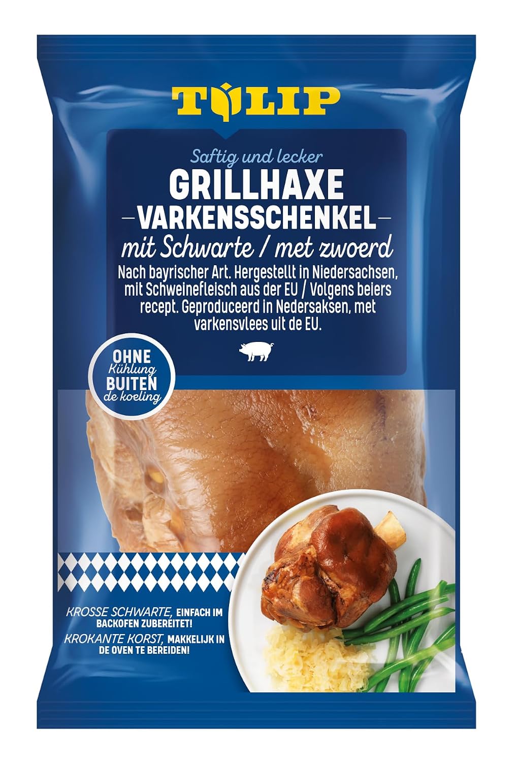 TULIP Grill-Haxe mit Schwarte – 6 × 600 g