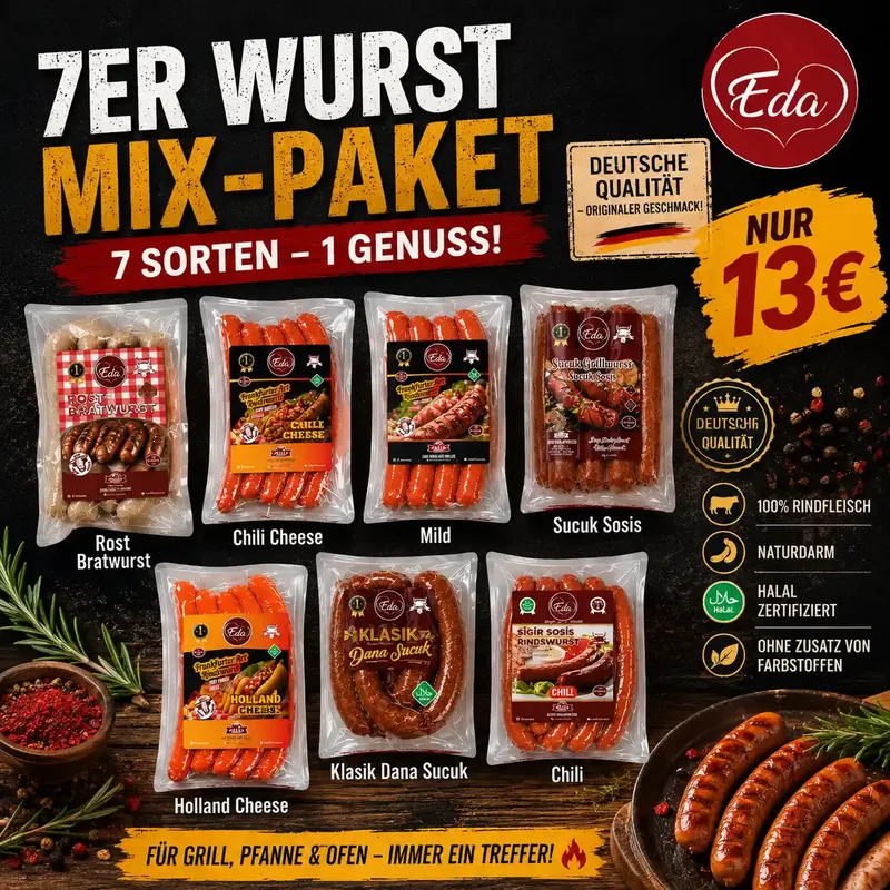 XXL Wurstpaket – 7 Sorten